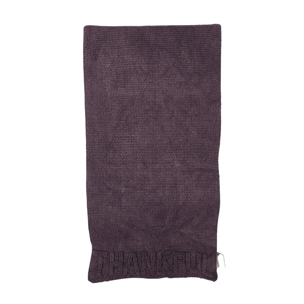 Primitives by Kathy Thankful Table Runner Purple Woven Farmhouse Decor